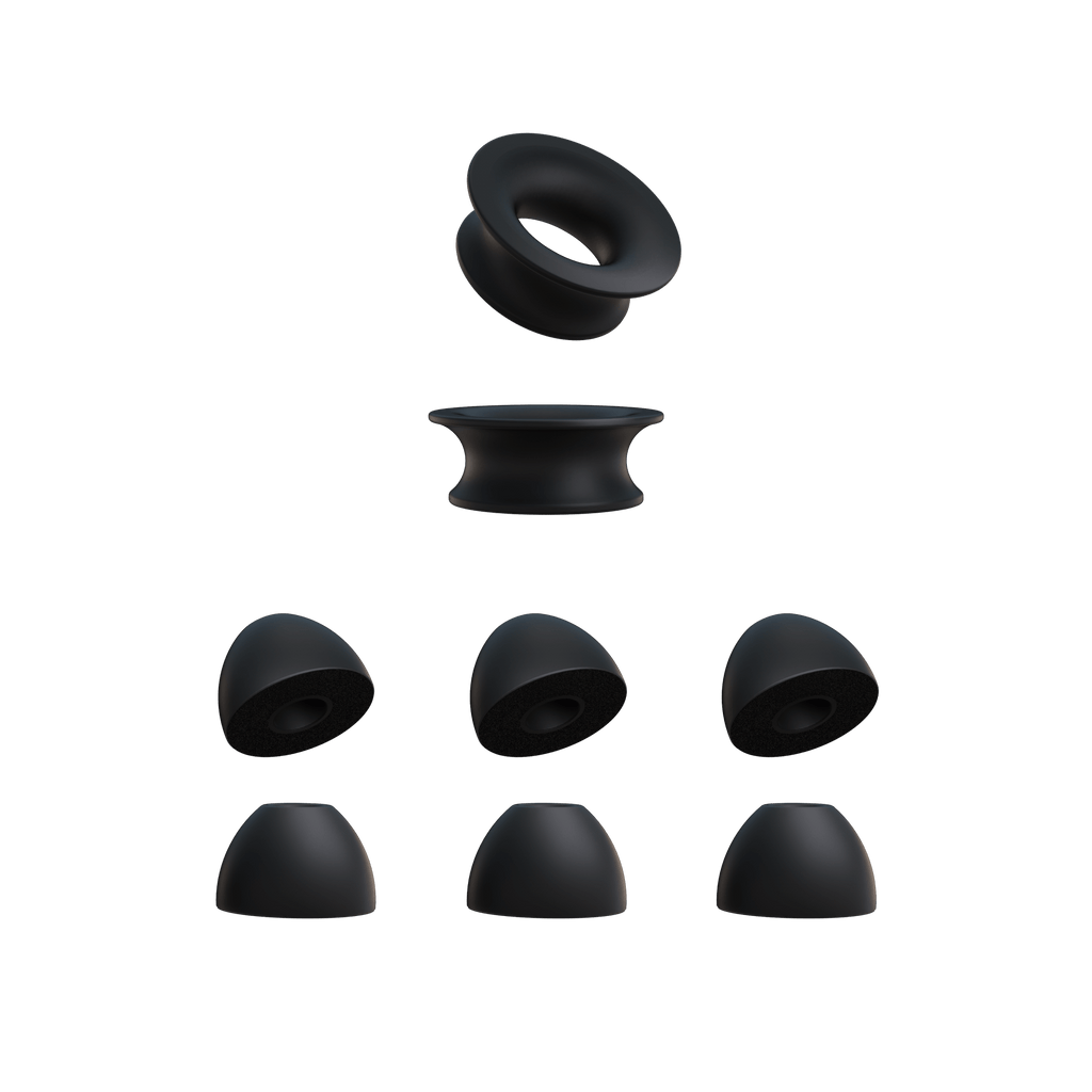 Foam Ear tips + Loop Mute Black