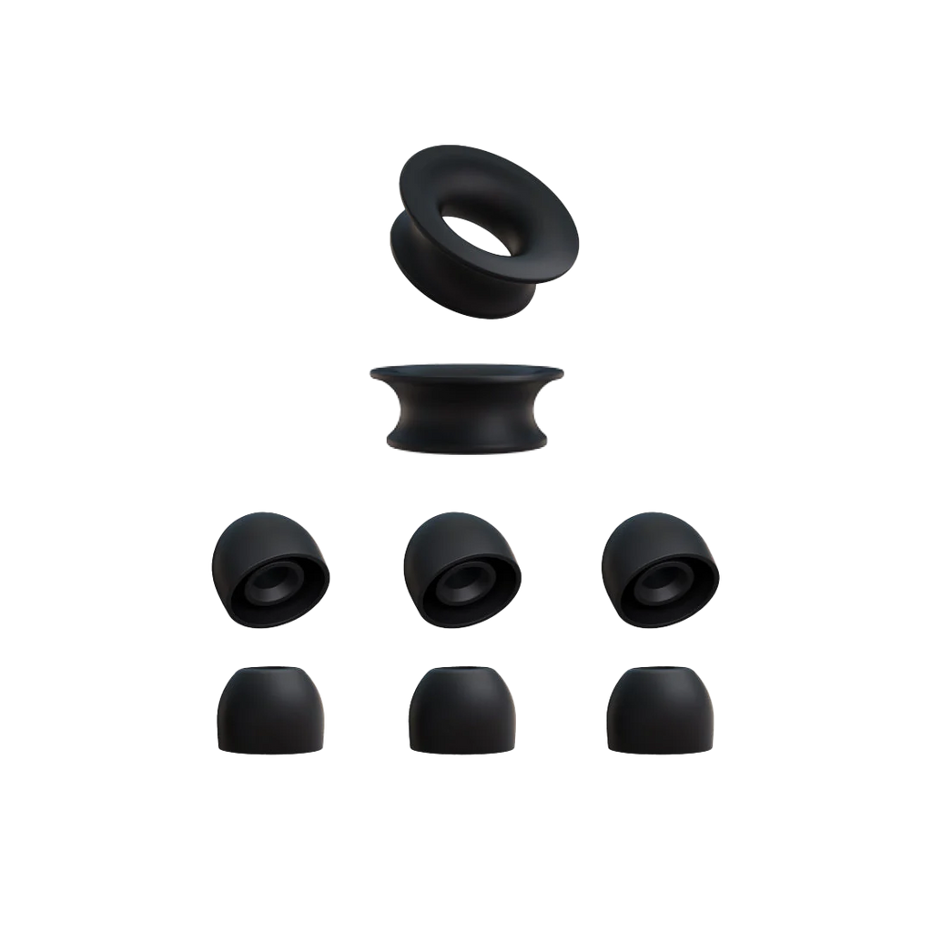 Quiet 1 Ear Tips + Loop Mute Essence Black