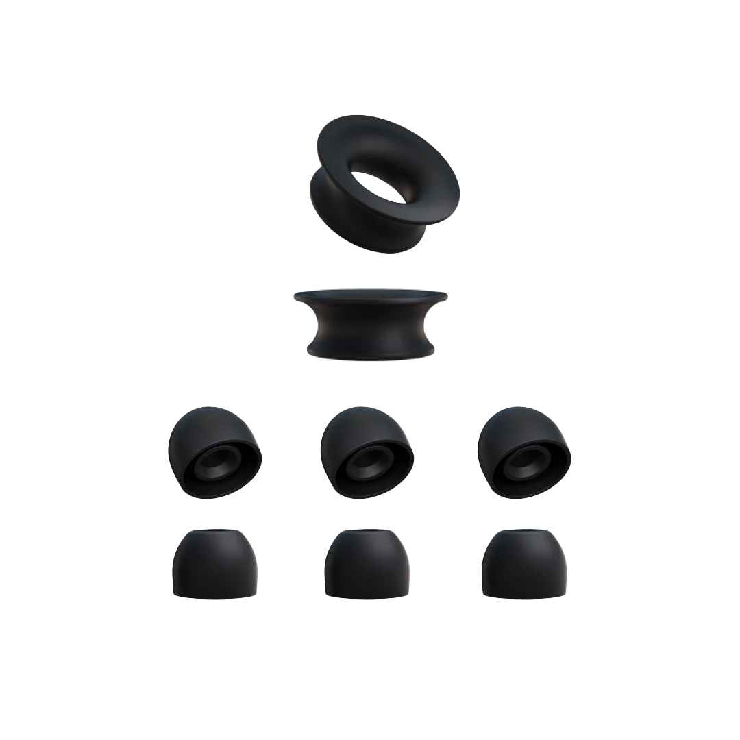 Quiet 1 Ear Tips + Loop Mute Essence Black