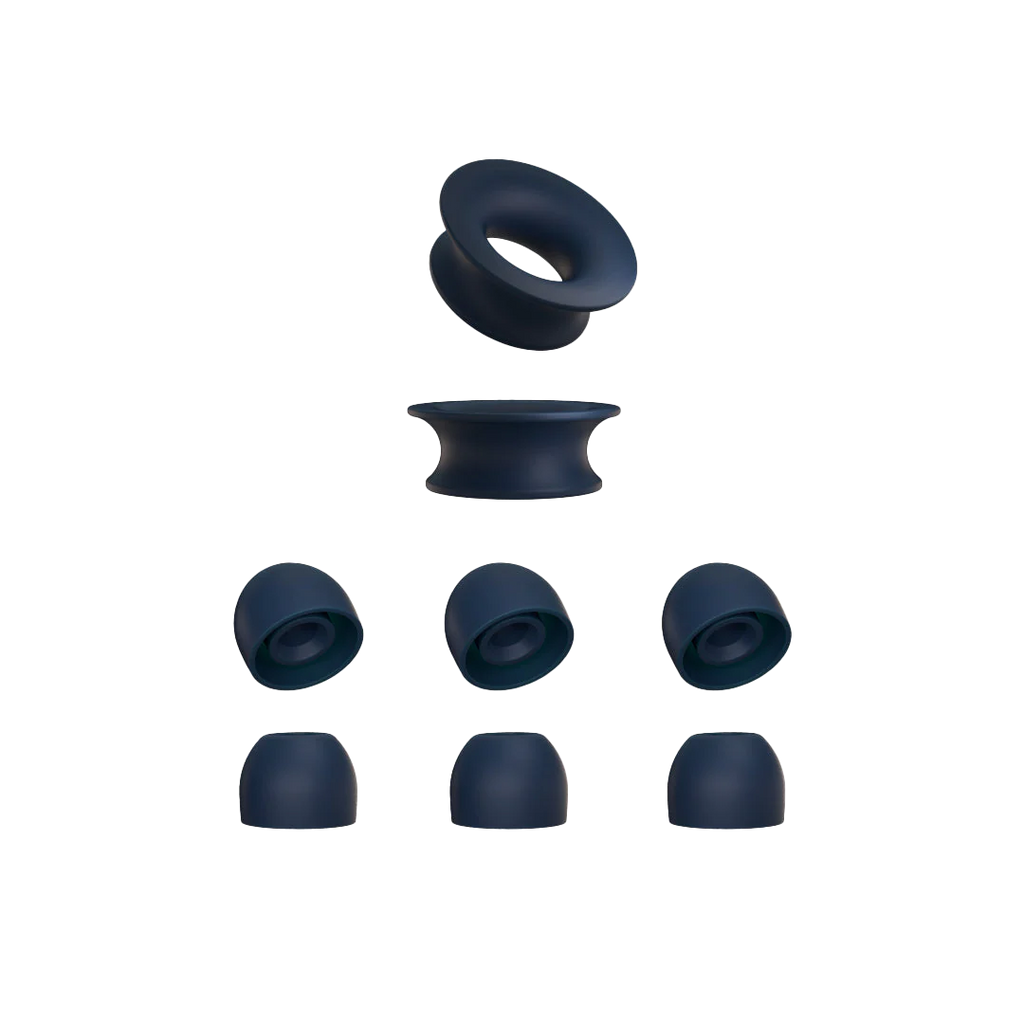 Quiet 1 Ear Tips + Loop Mute Hush Blue