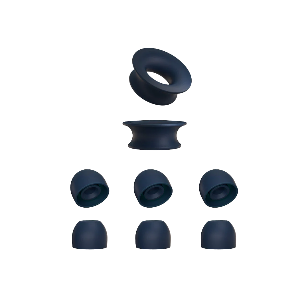 Quiet 1 Ear Tips + Loop Mute Hush Blue