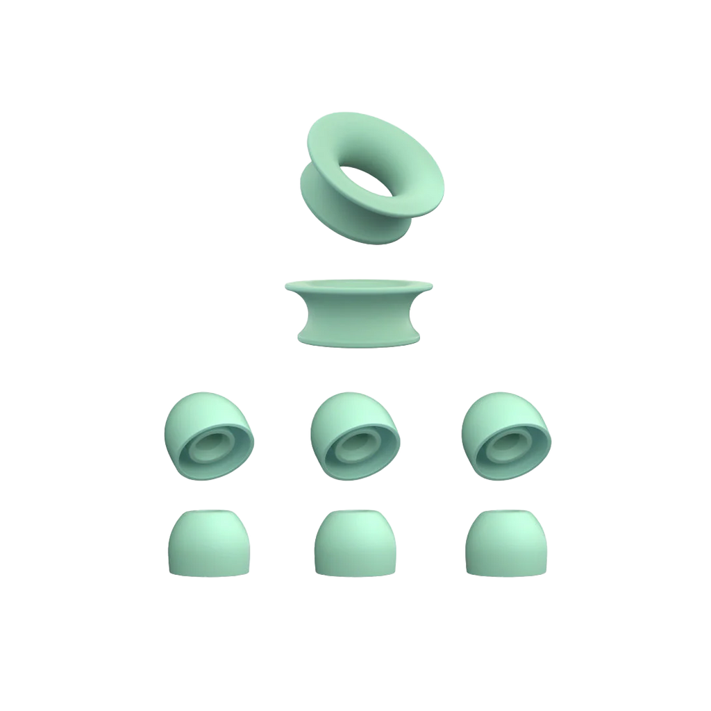 Quiet 1 Ear Tips + Loop Mute Magic Mint