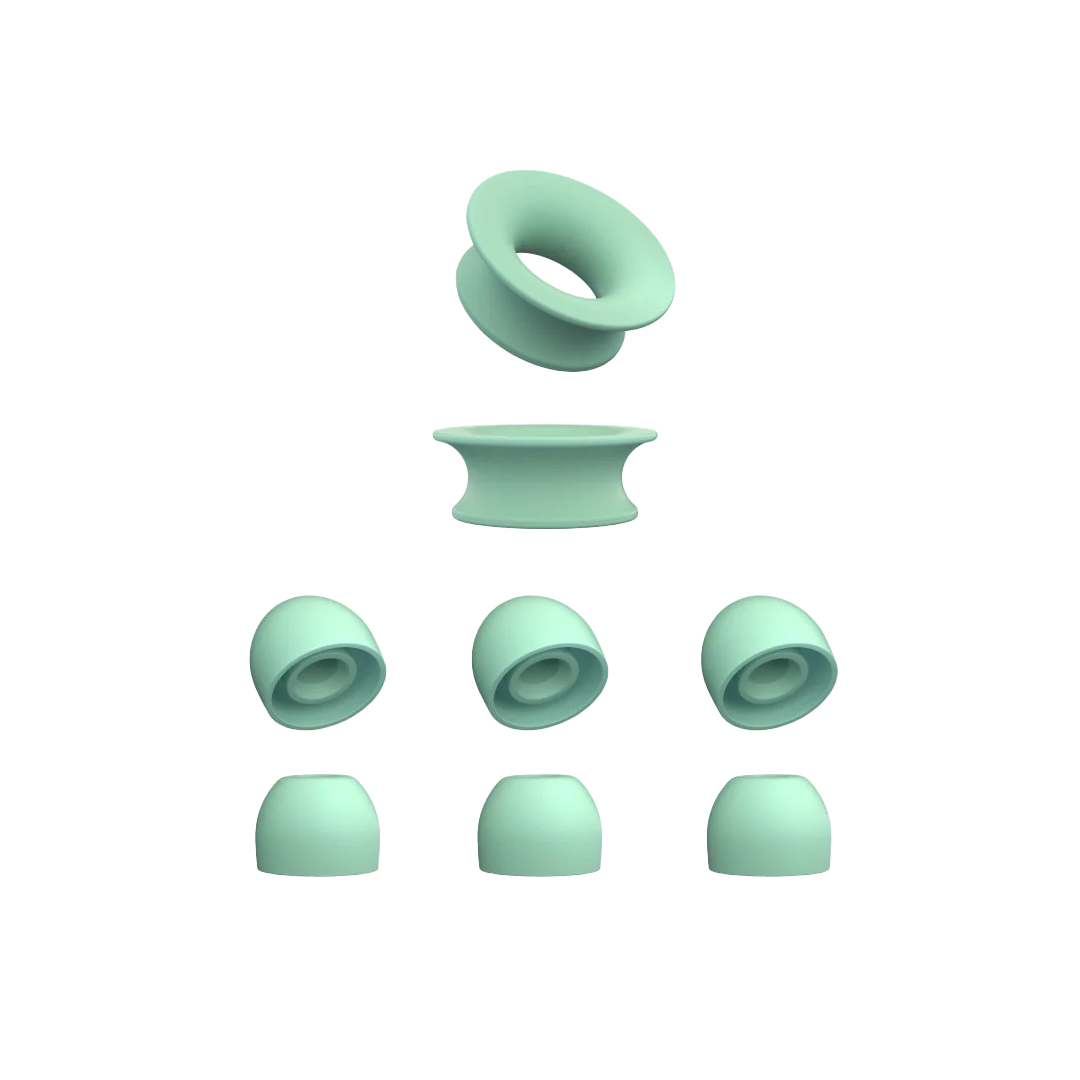 Quiet 1 Ear Tips + Loop Mute Magic Mint